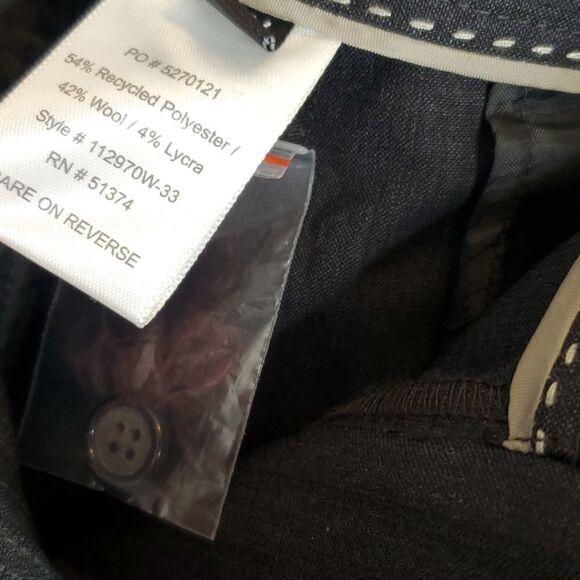 NEW 18W Doc & Amelia WOOL BLEND Classic Fit Straight Leg GRAY TROUSERS PANTS NWT - Picture 13 of 16